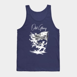 Old Glory - White Tank Top